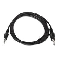 Miniatura 3 de Aisens Cable Audio Estéreo Jack 3.5/M-Jack 3.5/M Negro 1.5M