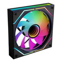 Miniatura 4 de KIT 2xVENTILADOR INTERNO ARGB MARS GAMING MF3DPROX2R NEGRO 120mm ARGB 360º PWM ASPAS INVERTIDAS