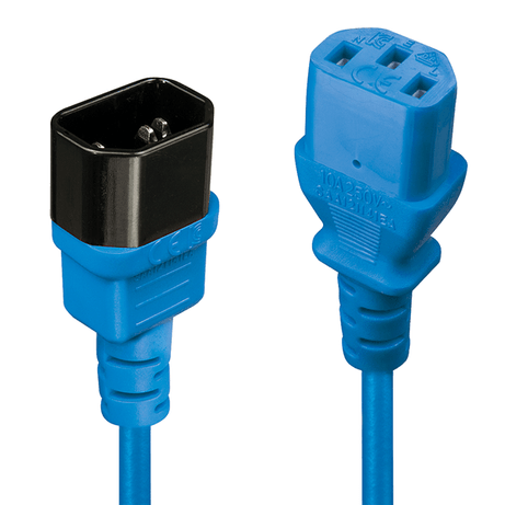 0.5M C14 TO C13 EXTENSION CABLE, BL - Imagen 1 de 3 0.5M C14 TO C13 EXTENSION CABLE, BL - Imagen 1 de 3