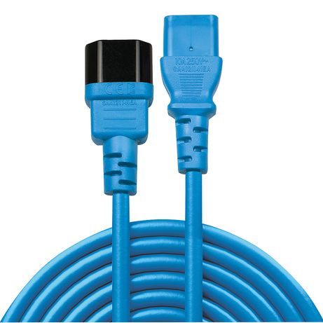 0.5M C14 TO C13 EXTENSION CABLE, BL - Imagen 3 de 3 0.5M C14 TO C13 EXTENSION CABLE, BL - Imagen 3 de 3
