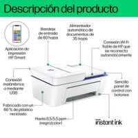 Miniatura 6 de Impresora HP DeskJet 4230e Azul Multifunción WiFi Instant Ink