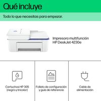 Miniatura 7 de Impresora HP DeskJet 4230e Azul Multifunción WiFi Instant Ink