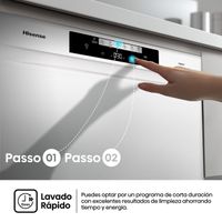 Miniatura 6 de LAVAVAJILLAS 60 CM HISENSE HS643C90W C 16 CUBIERTOS BLANCO