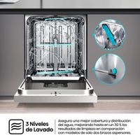 Miniatura 7 de LAVAVAJILLAS 60 CM HISENSE HS643C90W C 16 CUBIERTOS BLANCO