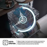 Miniatura 9 de LAVAVAJILLAS 60 CM HISENSE HS643C90W C 16 CUBIERTOS BLANCO