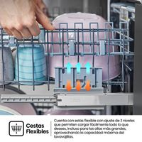 Miniatura 11 de LAVAVAJILLAS 60 CM HISENSE HS643C90W C 16 CUBIERTOS BLANCO