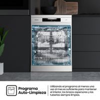 Miniatura 13 de LAVAVAJILLAS 60 CM HISENSE HS643C90W C 16 CUBIERTOS BLANCO