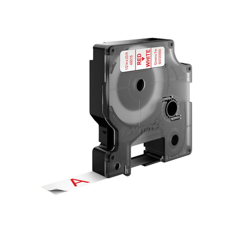 CINTA ROTULADORA D1 12MMX7M ROJO/BLANCO DYMO S0720550 - Imagen 1 de 13 CINTA ROTULADORA D1 12MMX7M ROJO/BLANCO DYMO S0720550 - Imagen 1 de 13