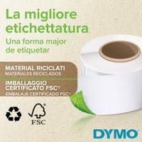 Miniatura 7 de PACK 12 ROLLORS LW ETIQUETAS 28X89MM DYMO 2093091