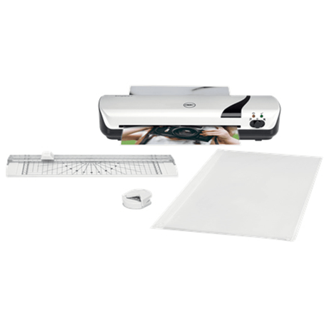 SET PLASTIFICADORA INSPIRE+ BLANCA A4 + CIZALLA + CORTADOR ESQUINAS GBC 4410034 - Imagen 1 de 6 SET PLASTIFICADORA INSPIRE+ BLANCA A4 + CIZALLA + CORTADOR ESQUINAS GBC 4410034 - Imagen 1 de 6