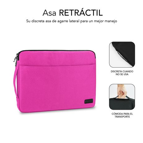 FUNDA PORTATIL SUBBLIM 15,6´´ ROSA - Imagen 4 de 5 FUNDA PORTATIL SUBBLIM 15,6´´ ROSA - Imagen 4 de 5