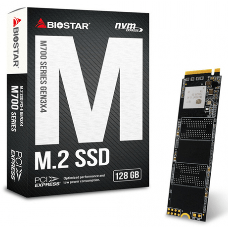 BIOSTAR M700 SSD 128GB M.2 1850MB/s PCI Express 4.0 NVMe - Imagen 1 de 1 BIOSTAR M700 SSD 128GB M.2 1850MB/s PCI Express 4.0 NVMe - Imagen 1 de 1