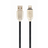 Miniatura 1 de CABLE DE DATOS Y CARGA GEMBIRD 8 PINES DE CAUCHO PREMIUM, 1 M, NEGRO