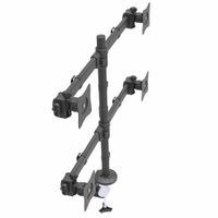 Miniatura 5 de Desk Mount Quad Monitor Arm - Steel