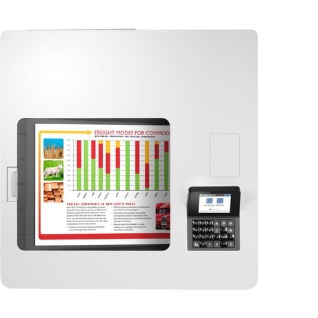 HP Color LaserJet Enterprise Impresora HP Color LaserJet Enterprise M554dn, Estampado, Impresión desde USB frontal - Imagen 6 de 7 HP Color LaserJet Enterprise Impresora HP Color LaserJet Enterprise M554dn, Estampado, Impresión desde USB frontal - Imagen 6 de 7