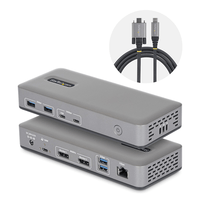 Miniatura 1 de USB-C Dock 2x DP 4K60 1GbE 100W PD
