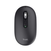 Miniatura 2 de MOUSE TRUST WIRELESS SERON HYPSCROLL SLIM 400-2400DPI 6 BOTONES RECARGABLE FSC GRS NEGRO
