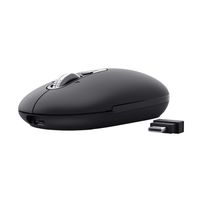 Miniatura 3 de MOUSE TRUST WIRELESS SERON HYPSCROLL SLIM 400-2400DPI 6 BOTONES RECARGABLE FSC GRS NEGRO