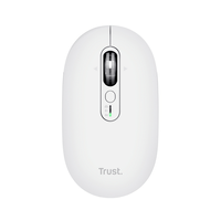 Miniatura 1 de MOUSE TRUST WIRELESS SERON HYPSCROLL SLIM 400-2400DPI 6 BOTONES RECARGABLE FSC GRS BLANCO