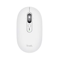 Miniatura 2 de MOUSE TRUST WIRELESS SERON HYPSCROLL SLIM 400-2400DPI 6 BOTONES RECARGABLE FSC GRS BLANCO