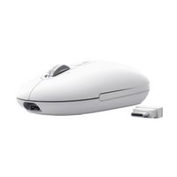 Miniatura 3 de MOUSE TRUST WIRELESS SERON HYPSCROLL SLIM 400-2400DPI 6 BOTONES RECARGABLE FSC GRS BLANCO