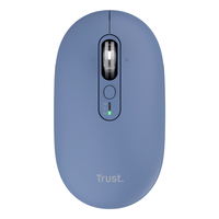 Miniatura 1 de MOUSE TRUST WIRELESS SERON HYPSCROLL SLIM 400-2400DPI 6 BOTONES RECARGABLE FSC GRS AZUL