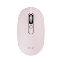 Miniatura 1 de MOUSE TRUST WIRELESS SERON HYPSCROLL SLIM 400-2400DPI 6 BOTONES RECARGABLE FSC GRS ROSA