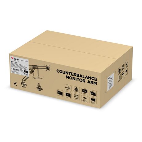 SOPORTE DE MESA EQUIP 650161 PARA 2 PANTALLAS DE 17"-32" Max. 9Kg POR PANTALLA Max.VESA 100x100 RESO - Imagen 11 de 11 SOPORTE DE MESA EQUIP 650161 PARA 2 PANTALLAS DE 17"-32" Max. 9Kg POR PANTALLA Max.VESA 100x100 RESO - Imagen 11 de 11