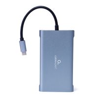 Miniatura 3 de ADAPTADOR MULTIP GEMBIRD USBC 7EN1 HUB3.0,HDMI,VGA,PD,LECTOR TARJETAS,AUDIOGRIS
