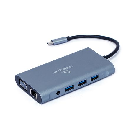 ADAPTADOR MULTIP GEMBIRD USBC 7EN1 HUB3.0,HDMI,VGA,PD,LECTOR TARJETAS,AUDIOGRIS - Imagen 4 de 6 ADAPTADOR MULTIP GEMBIRD USBC 7EN1 HUB3.0,HDMI,VGA,PD,LECTOR TARJETAS,AUDIOGRIS - Imagen 4 de 6