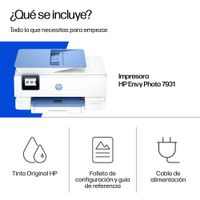 Miniatura 5 de Impresora HP ENVY Photo  Envy 7931 All-in-One Color Impresora Multifunción A4 Wifi Thermal Inkjet Dúplex