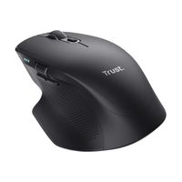 Miniatura 4 de MOUSE TRUST WIRELESS Y BLUETOOTH OZAA+ 24820 NEGRO MULTIDESPOSITIVO RECARGABLE- SENSOR OPTICO - 6 BOTONES - 800/1600/3200DPI - RECEPTOR USB-A/USB-C
