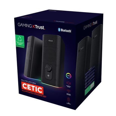 ALTAVOCES 2.0 BLUETOOTH TRUST CETIC 24970 18W COLOR NEGRO BT Y JACK 3.5mm CONTROL DE VOLUMEN ALIMENTADO POR USB - Imagen 7 de 9 ALTAVOCES 2.0 BLUETOOTH TRUST CETIC 24970 18W COLOR NEGRO BT Y JACK 3.5mm CONTROL DE VOLUMEN ALIMENTADO POR USB - Imagen 7 de 9