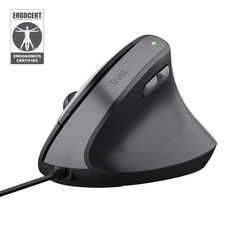 MOUSE TRUST ERGO BAYO II 25144 DPI AJUSTABLE 800-2400ppp 6 BOTONES CABLE 150cm