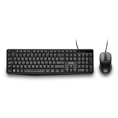 COMBO TECLADO/RATON NGS COCOA KIT V2 USB NEGRO