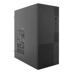 COOLBOX  COOLBOX CAJA MATX M440 USB3.2 GEN1 SGCC 0,8MM SIN FTE  Negro