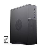 Miniatura 2 de COOLBOX  COOLBOX CAJA MATX SLIM T100 USB-C 3.2 GEN1 FULL METAL S/FTE + 1 VENT. 90MM  Negro