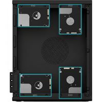 Miniatura 7 de COOLBOX  COOLBOX CAJA MATX SLIM T100 USB-C 3.2 GEN1 FULL METAL S/FTE + 1 VENT. 90MM  Negro