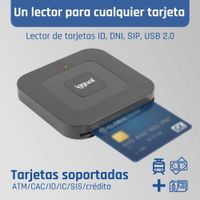Miniatura 9 de iggual Lector DNI SIP tarjetas ID USB-A / tipo C