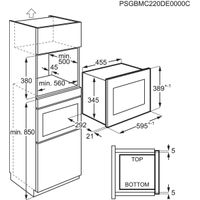Miniatura 11 de HORNO MICROONDAS INTEGRABLE ELECTROLUX LMS2173EMX 17 LITROS SIN GRILL INOX