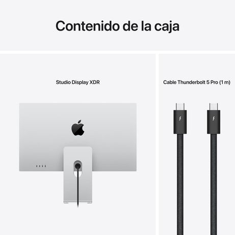 MONITOR APPLE Studio Display XDR - Vidrio estándar - Soporte con inclinación y altura ajustables 27" 5120 x 2880 Altavoces - Imagen 10 de 10 MONITOR APPLE Studio Display XDR - Vidrio estándar - Soporte con inclinación y altura ajustables 27" 5120 x 2880 Altavoces - Imagen 10 de 10