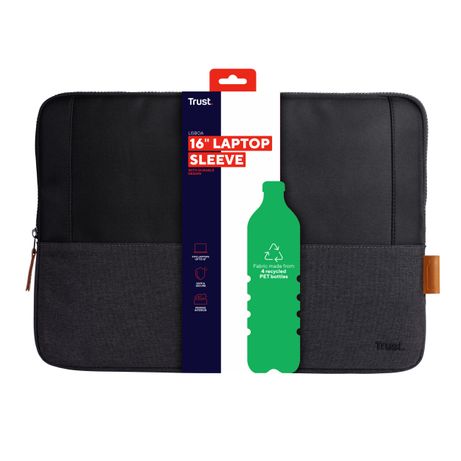 FUNDA UNIVERSAL TRUST LISBOA 25248 SOFT SLEEVE COLOR NEGRO - PARA TABLETS/PORTATILES HASTA 16" - Imagen 5 de 8 FUNDA UNIVERSAL TRUST LISBOA 25248 SOFT SLEEVE COLOR NEGRO - PARA TABLETS/PORTATILES HASTA 16" - Imagen 5 de 8