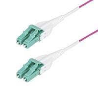 Miniatura 2 de Cable de Fibra Multimodo OM4 LC a LC UPC de 3m - OFNR