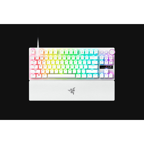 RAZER HUNTSMAN V3 PRO TENKEYLESS 8KHZ WHITE ED US LAYOUT - Imagen 1 de 7 RAZER HUNTSMAN V3 PRO TENKEYLESS 8KHZ WHITE ED US LAYOUT - Imagen 1 de 7