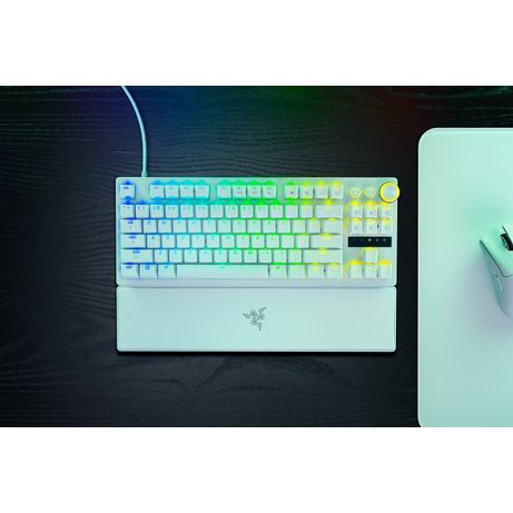 RAZER HUNTSMAN V3 PRO TENKEYLESS 8KHZ WHITE ED US LAYOUT - Imagen 3 de 7 RAZER HUNTSMAN V3 PRO TENKEYLESS 8KHZ WHITE ED US LAYOUT - Imagen 3 de 7