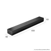 Miniatura 3 de BARRA DE SONIDO S20A, 50W, WOOFER INTEGRADO EN BARRA, BLUETOOTH 5.3. 1SALIDA HDMI 1.5,