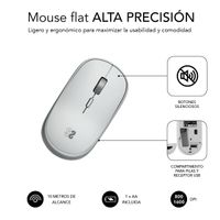 Miniatura 5 de RATON SUBBLIM INALAMBRICO MINI SILVER