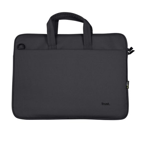 MALETIN TRUST BOLOGNA ECO PARA PORTATILES HASTA 16" - COMPARTIMENTO PRINCIPAL ACOLCHADO - COLOR NEGRO 24447 - Imagen 4 de 7 MALETIN TRUST BOLOGNA ECO PARA PORTATILES HASTA 16" - COMPARTIMENTO PRINCIPAL ACOLCHADO - COLOR NEGRO 24447 - Imagen 4 de 7