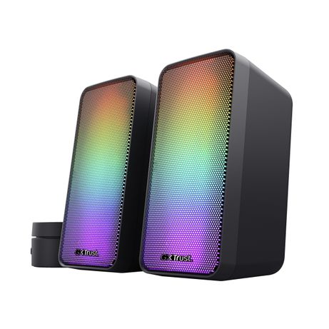 ALTAVOCES 2.0 TRUST 2.0 WEZZ RGB 6W RMS 12W MAX USB COLOR NEGRO 24587 - Imagen 3 de 9 ALTAVOCES 2.0 TRUST 2.0 WEZZ RGB 6W RMS 12W MAX USB COLOR NEGRO 24587 - Imagen 3 de 9
