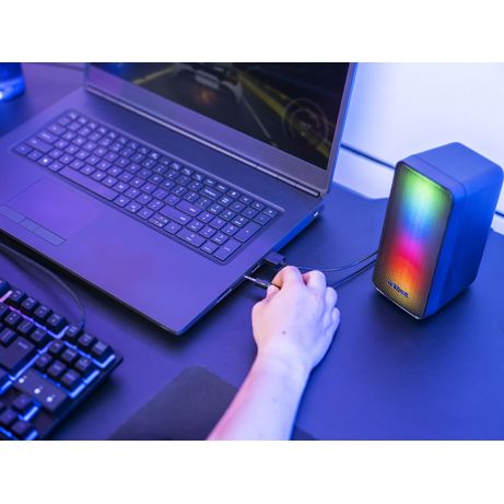 ALTAVOCES 2.0 TRUST 2.0 WEZZ RGB 6W RMS 12W MAX USB COLOR NEGRO 24587 - Imagen 8 de 9 ALTAVOCES 2.0 TRUST 2.0 WEZZ RGB 6W RMS 12W MAX USB COLOR NEGRO 24587 - Imagen 8 de 9